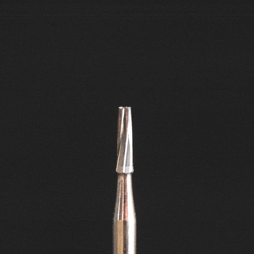 A&M Instruments FG Carbide Dental Bur 1.2mm Tapered Fissure Flat End - FGCAR171 - A & M Instruments Quality Diamond Tools
