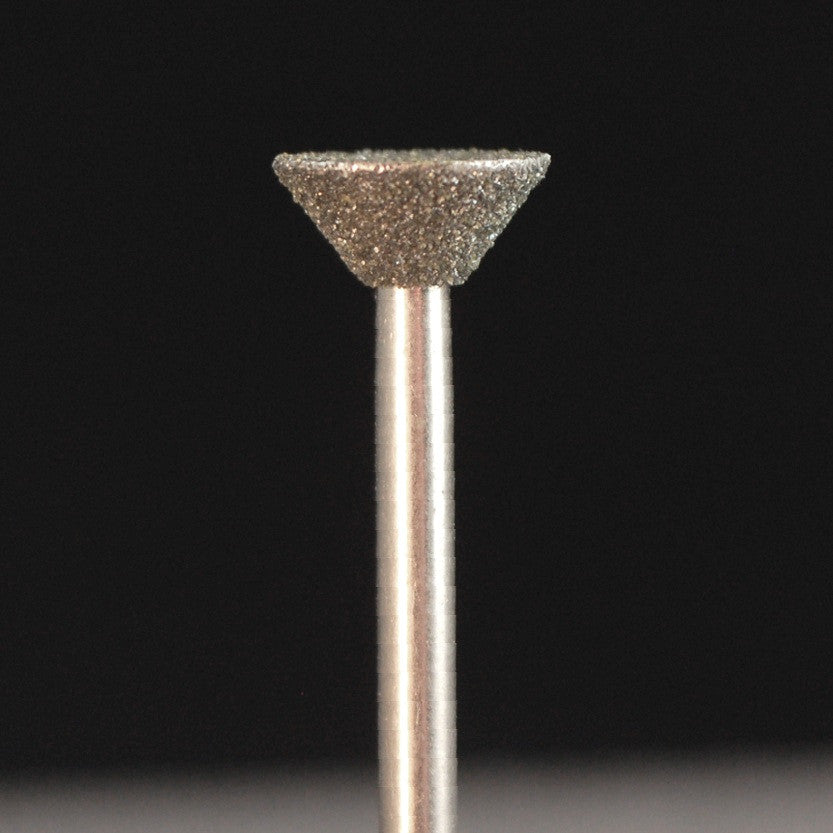 A&M Instruments HP Laboratory Diamond Dental Bur 8.3mm Large Inverted Cone - HP812-083 - A & M Instruments Quality Diamond Tools
