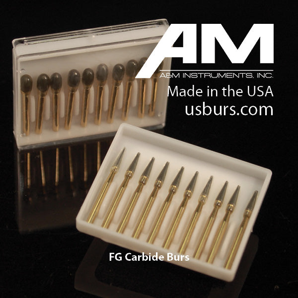 A&M Instruments Industrial Diamond Bur 0.374