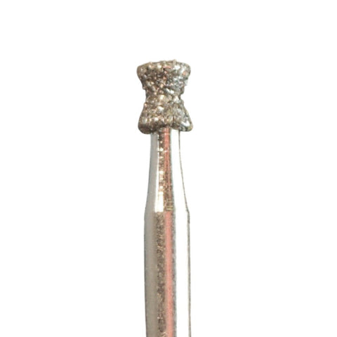 A&M Instruments Single Patient Use FG Diamond Dental Bur 1.7mm Double Inverted Cone (Hourglass) - M2 - A & M Instruments Quality Diamond Tools