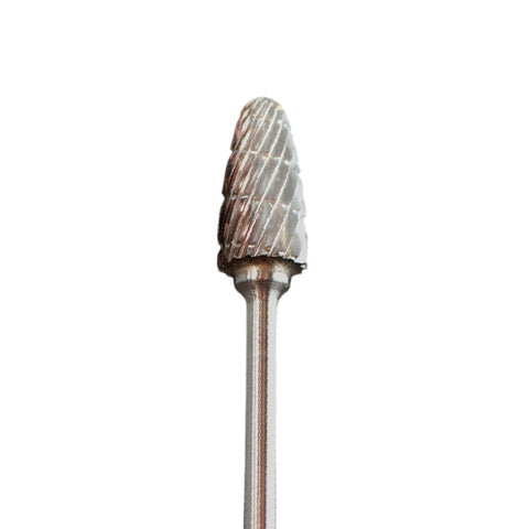 A&M Instruments Industrial Carbide Bur 0.248" Blunt Tip Flame - HPC2300 - A & M Instruments Quality Diamond Tools