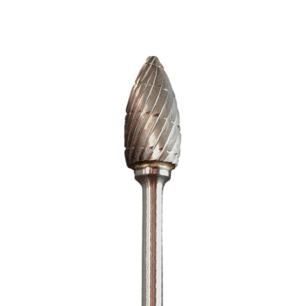 A&M Instruments Industrial Carbide Bur 0.236" Flame - HPC1500 - A & M Instruments Quality Diamond Tools