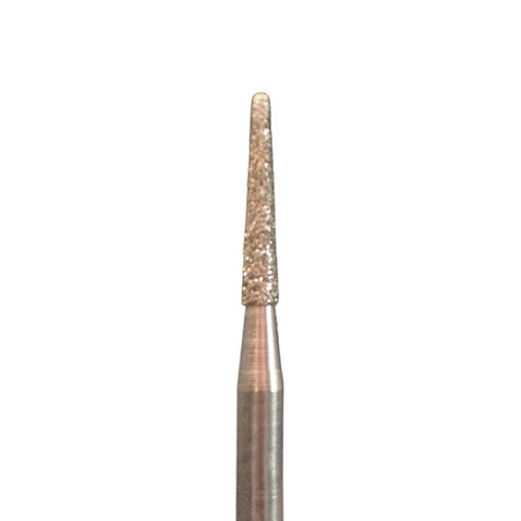A&M Instruments HP Laboratory Diamond Dental Bur 1.8mm Long Flat End Taper - HP848-018 - A & M Instruments Quality Diamond Tools