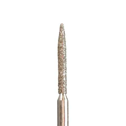 A&M Instruments Multi-Use FG Diamond Dental Bur 1.3mm Long Flame - E5L - A & M Instruments Quality Diamond Tools