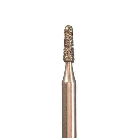 A&M Instruments Single Patient Use FG Diamond Dental Bur 1.2mm Short Round End Taper - F12R - A & M Instruments Quality Diamond Tools
