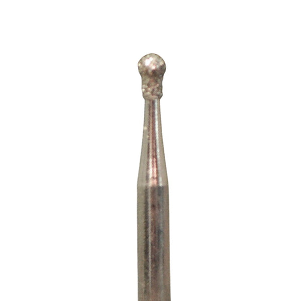 A&M Instruments Single Patient Use FG Diamond Dental Bur 1.2mm Round Ball w/Collar - A1L - A & M Instruments Quality Diamond Tools