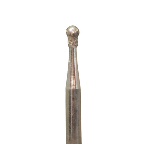 A&M Instruments Single Patient Use FG Diamond Dental Bur 1.2mm Round Ball w/Collar - A1L - A & M Instruments Quality Diamond Tools