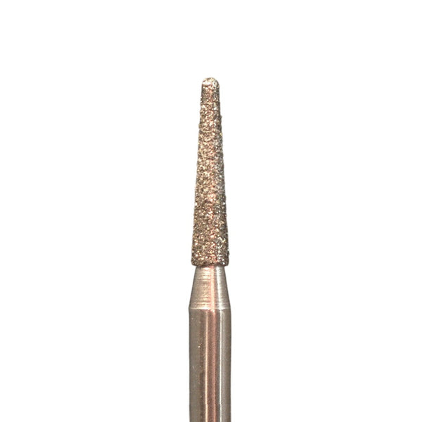 A&M Instruments HP Laboratory Diamond Dental Bur 2.1mm Long Flat End Taper - HP848-021 - A & M Instruments Quality Diamond Tools