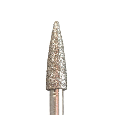 A&M Instruments Multi-Use FG Diamond Dental Bur 2.5mm Flame - E12 - A & M Instruments Quality Diamond Tools