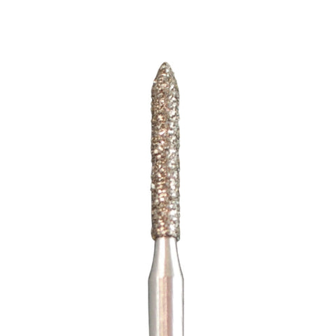 A&M Instruments Single Patient Use FG Diamond Dental Bur 1.2mm Pointed Cylinder - E7 - A & M Instruments Quality Diamond Tools