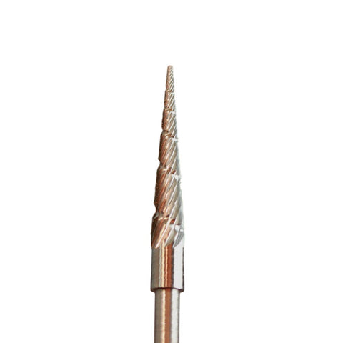 A&M Instruments Industrial Carbide Bur 0.106" Flat End Taper - HPC1200 - A & M Instruments Quality Diamond Tools