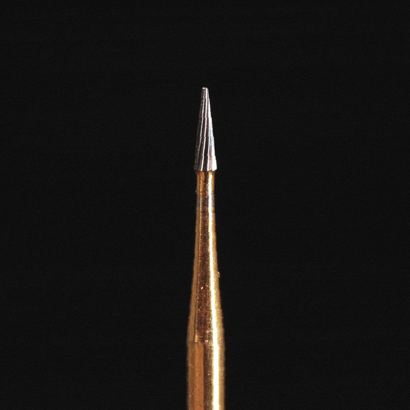 A&M Instruments FG Carbide Dental Bur 1.4mm Long Tapered Fissure - FGCAR7114 - A & M Instruments Quality Diamond Tools