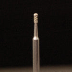 A&M Instruments Single Patient Use FG Diamond Dental Bur 0.9mm Round Ball w/Collar - A0.5L - A & M Instruments Quality Diamond Tools