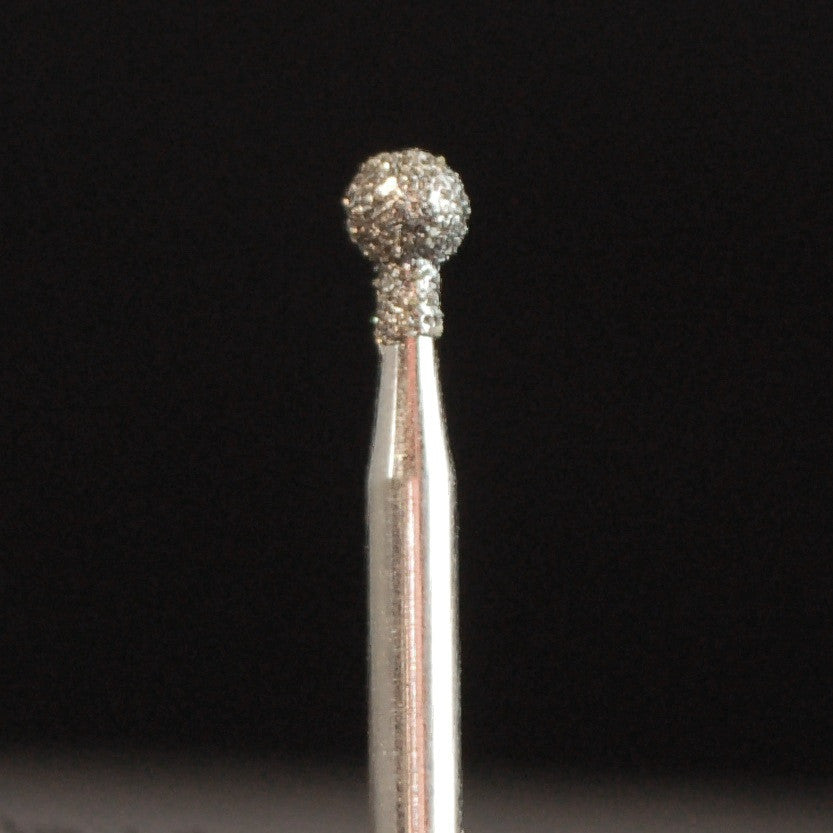 A&M Instruments Single Patient Use FG Diamond Dental Bur 2.2mm Round Ball w/Collar - A4L - A & M Instruments Quality Diamond Tools