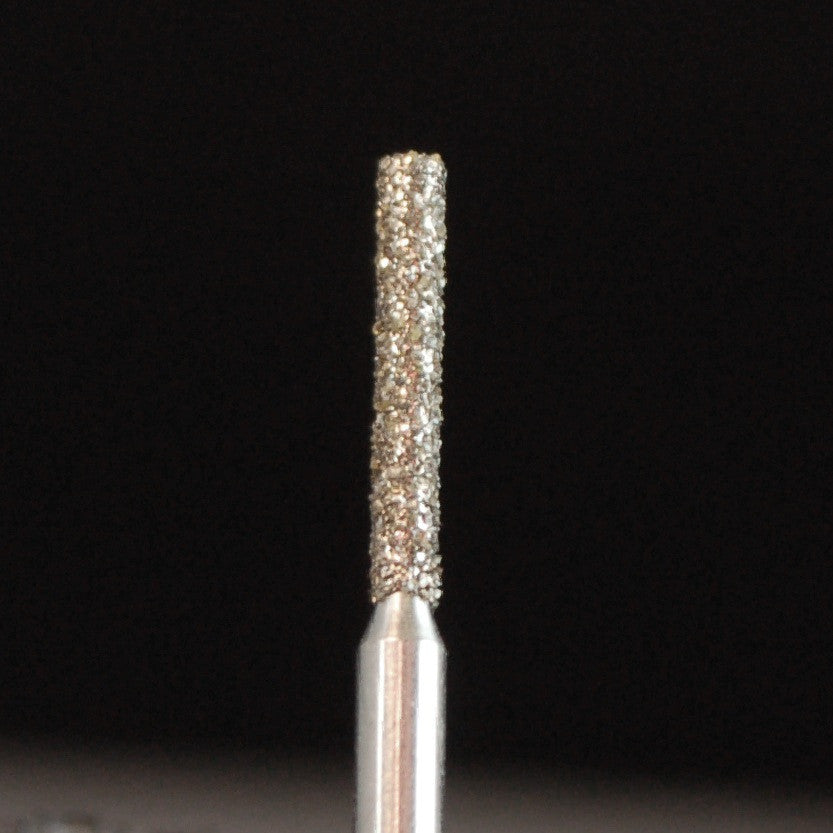 A&M Instruments Single Patient Use FG Diamond Dental Bur 1.2mm Long Flat End Cylinder - D22 - A & M Instruments Quality Diamond Tools