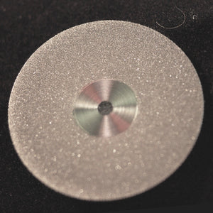 A&M Instruments Unmounted Industrial Diamond Disc 0.86" (22mm) Double-Sided - DISC400220F - A & M Instruments Quality Diamond Tools