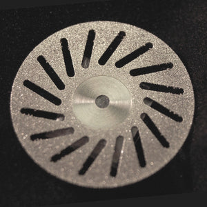 A&M Instruments Unmounted Diamond Disc 22mm Double-Sided See-Through - DISC600220F - A & M Instruments Quality Diamond Tools