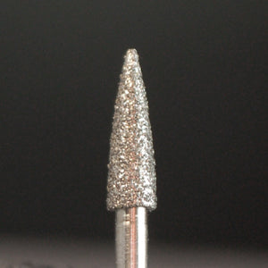 A&M Instruments Single Patient Use FG Diamond Dental Bur 2.5mm Flame - E12 - A & M Instruments Quality Diamond Tools