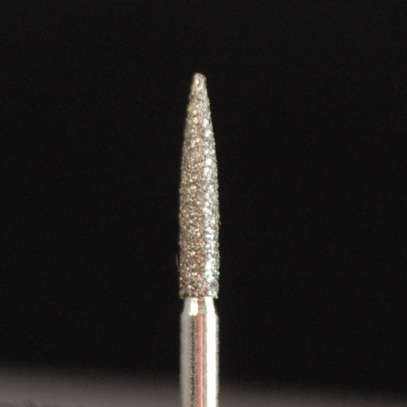 A&M Instruments Single Patient Use FG Diamond Dental Bur 1.6mm Flame - E57 - A & M Instruments Quality Diamond Tools