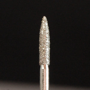 A&M Instruments Single Patient Use FG Diamond Dental Bur 1.8mm Flame - E58 - A & M Instruments Quality Diamond Tools