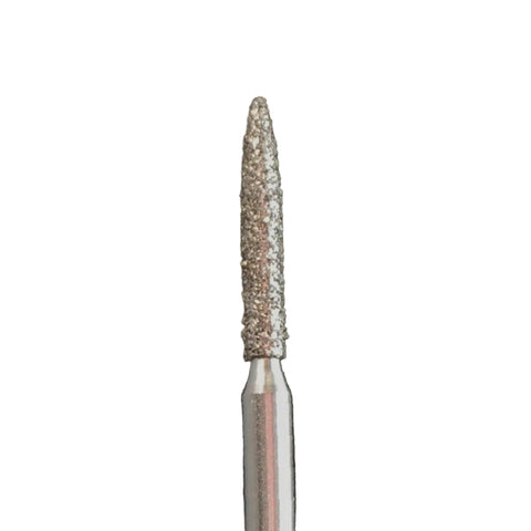 A&M Instruments Single Patient Use FG Diamond Dental Bur 1.3mm Flame - E5 - A & M Instruments Quality Diamond Tools