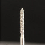 A&M Instruments Multi-Use FG Diamond Dental Bur 1.4mm Long Pointed Cylinder - E7L - A & M Instruments Quality Diamond Tools