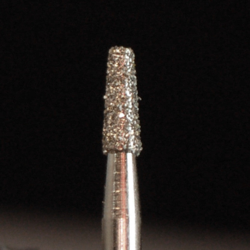 A&M Instruments Multi-Use FG Diamond Dental Bur 1.6mm Short Shank Flat End Taper - F16SS - A & M Instruments Quality Diamond Tools