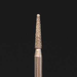 A&M Instruments HP Laboratory Diamond Dental Bur 2.1mm Long Flat End Taper - HP848-021 - A & M Instruments Quality Diamond Tools