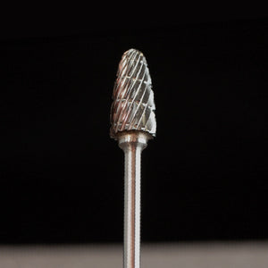 A&M Instruments Industrial Carbide Bur 0.248" Blunt Tip Flame - HPC2300 - A & M Instruments Quality Diamond Tools