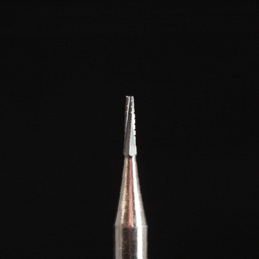 A&M Instruments HP Carbide Bur 1.0mm Crosscut Fissure Taper - HPC699 - A & M Instruments Quality Diamond Tools
