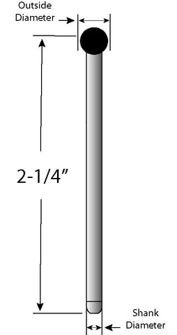 A&M Instruments Industrial Diamond 0.500" Plated Ball Router - 5014-0500 - A & M Instruments Quality Diamond Tools