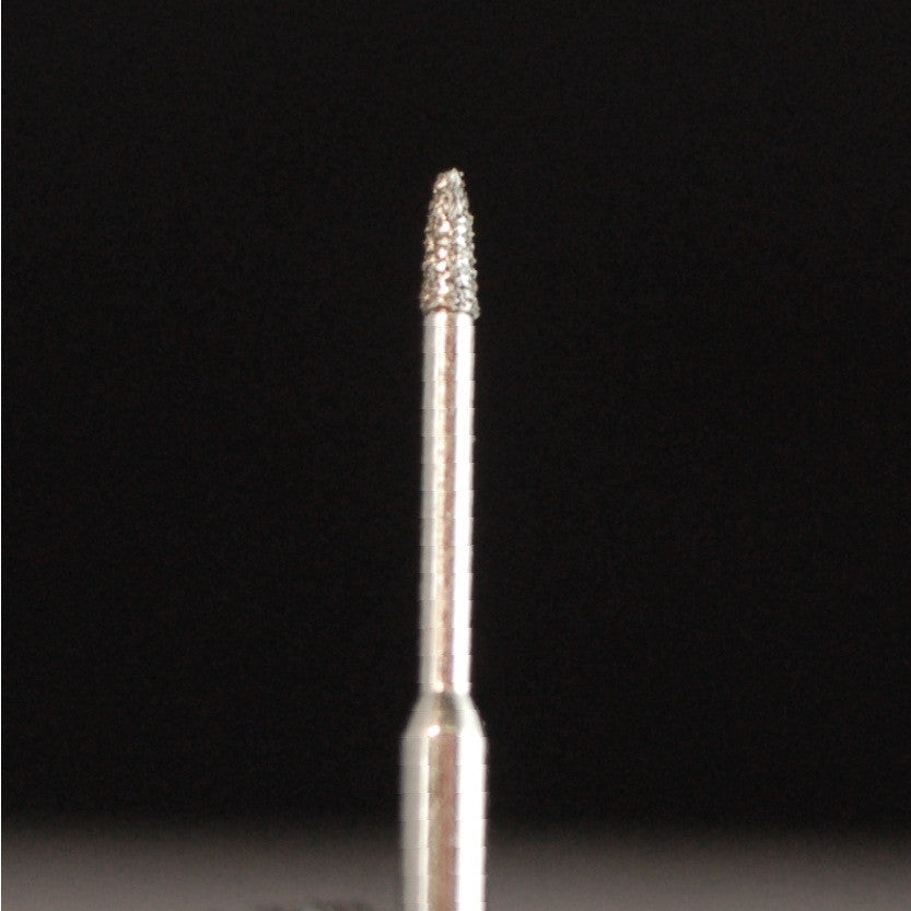 A&M Instruments Single Patient Use FG Diamond Dental Bur 0.9mm Torpedo - S12 - A & M Instruments Quality Diamond Tools
